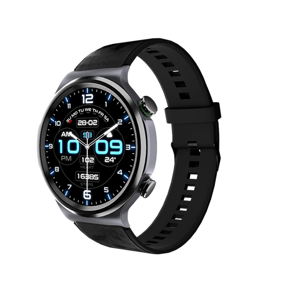 YOLO Trek Smartwatch: Super AMOLED Display, Bluetooth Calls, Health Tracking, Dual Straps