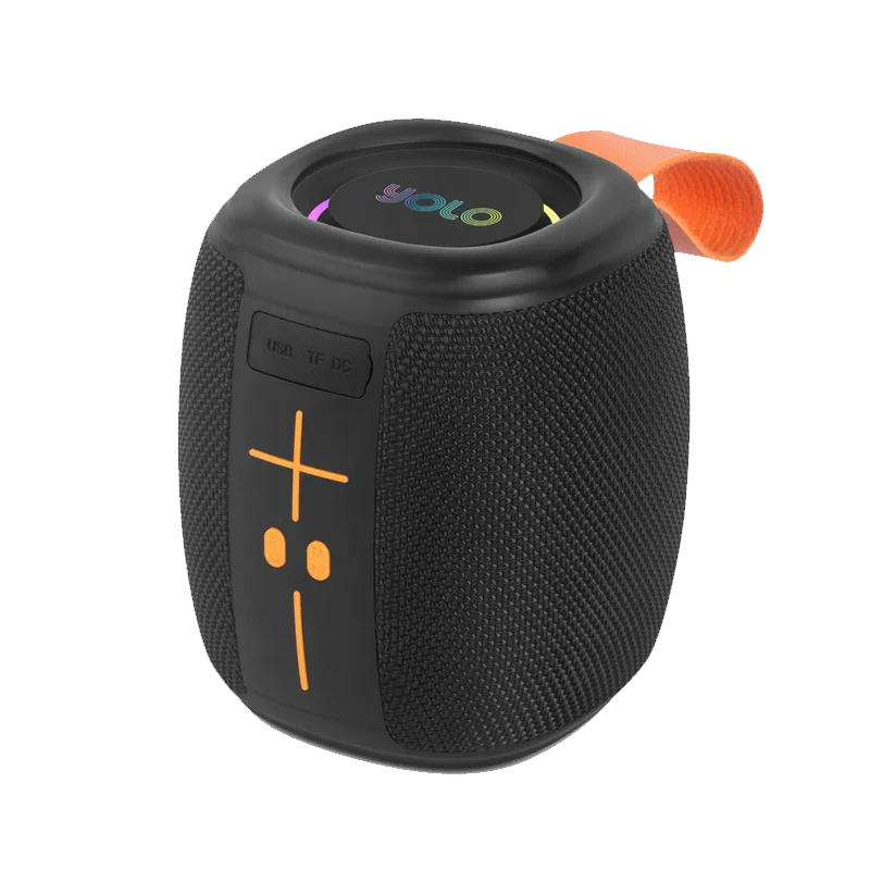 YOLO Boost Portable Wireless Bluetooth Speaker: Waterproof, RGB Lights, 8-Hour Playtime