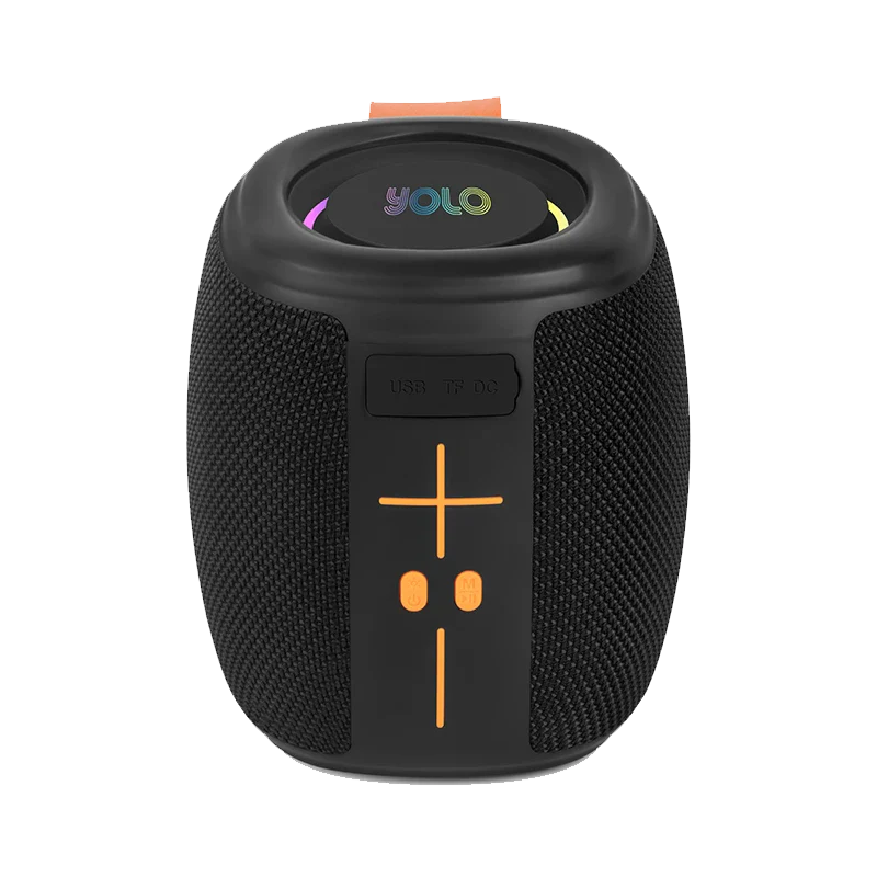 YOLO Boost Portable Wireless Bluetooth Speaker: Waterproof, RGB Lights, 8-Hour Playtime