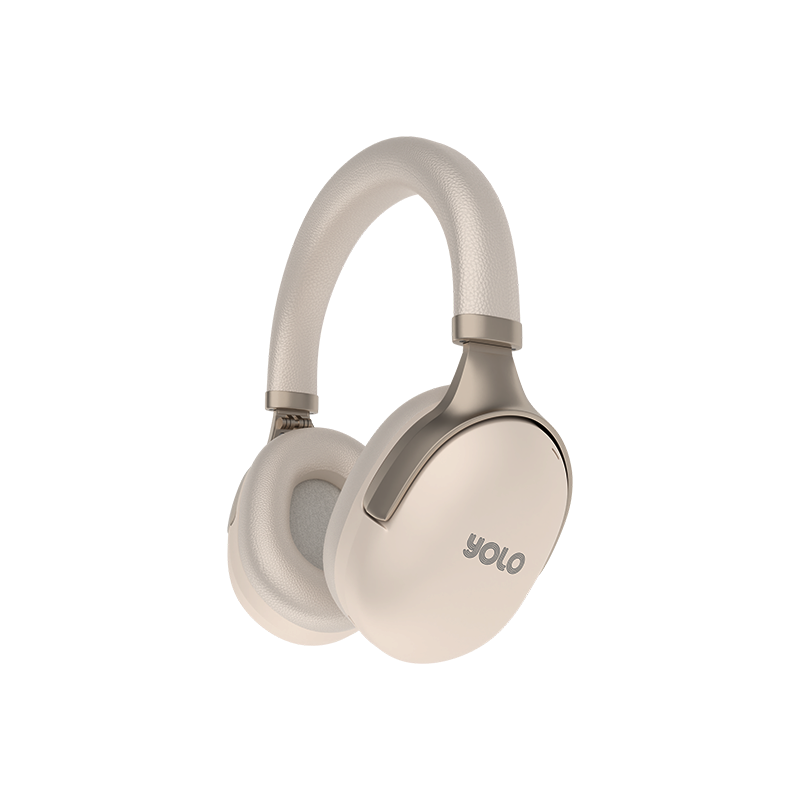 YOLO Focus Wireless Active Noise Cancelling Headphones: 50-Hr Battery, Deep Bass
