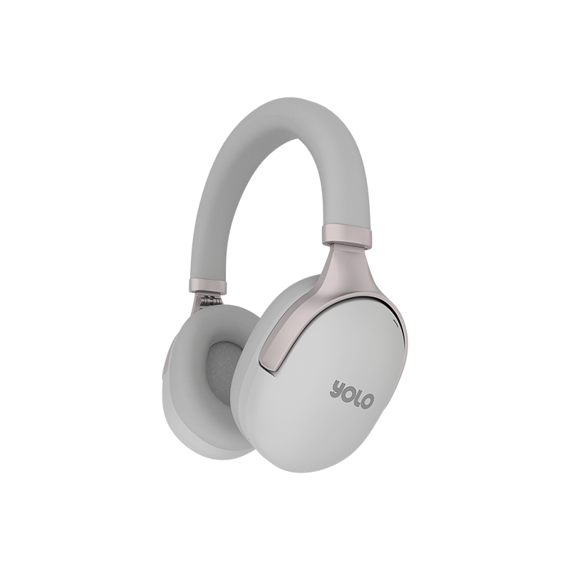 YOLO Focus Wireless Active Noise Cancelling Headphones: 50-Hr Battery, Deep Bass