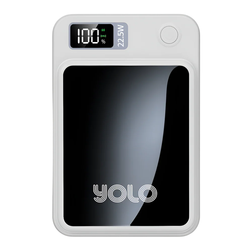 YOLO GoMag 10000mAh Magnetic Wireless Power Bank, 22.5W Fast Charging