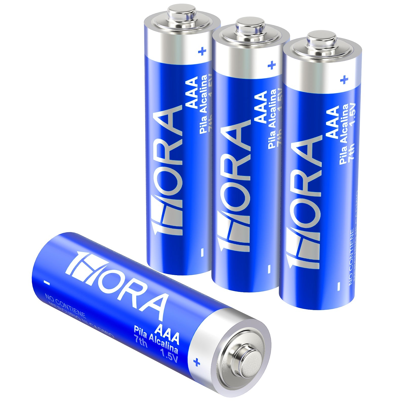 1HORA GAR135 Premium AAA Alkaline Batteries - 4-Pack Long Lasting Power