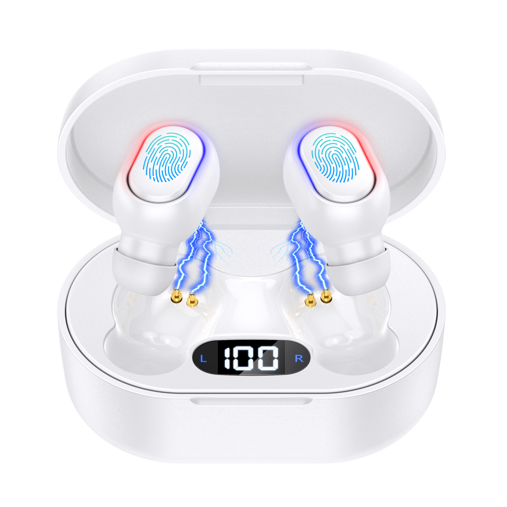 Lightweight Wireless In-Ear Bluetooth 5.0 Earbuds with 25H Playtime & Touch Controls