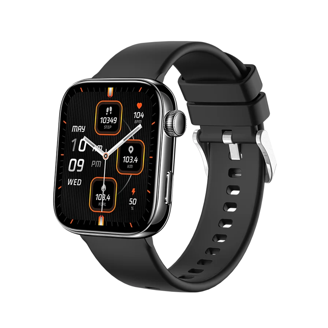 Neo Smartwatch: 1.85" AMOLED Display, Bluetooth Calls, Health Tracking, IP68 Waterproof