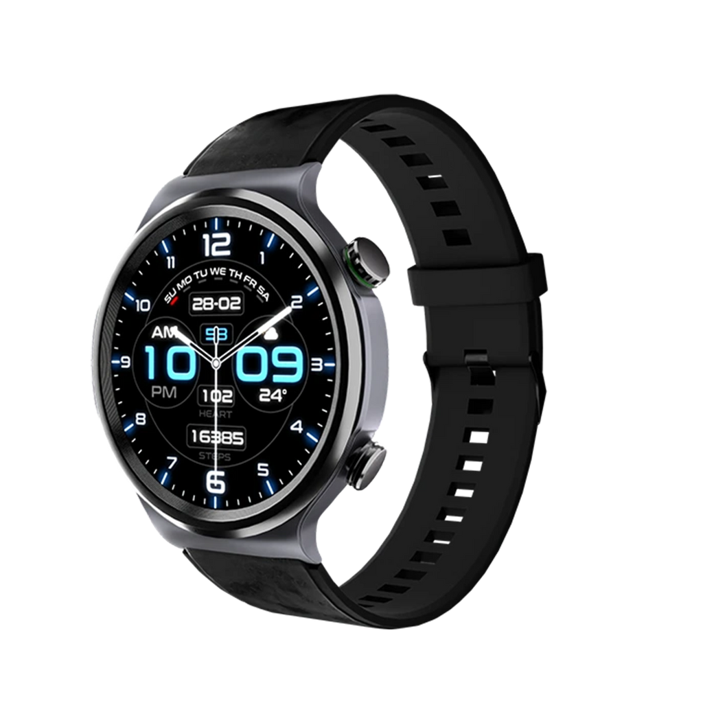 YOLO Trek Smartwatch: Super AMOLED Display, Bluetooth Calls, Health Tracking, Dual Straps