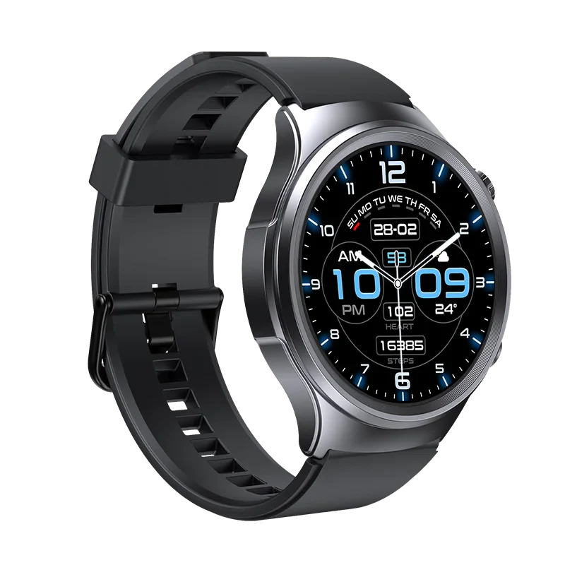 YOLO Trek Smartwatch: Super AMOLED Display, Bluetooth Calls, Health Tracking, Dual Straps
