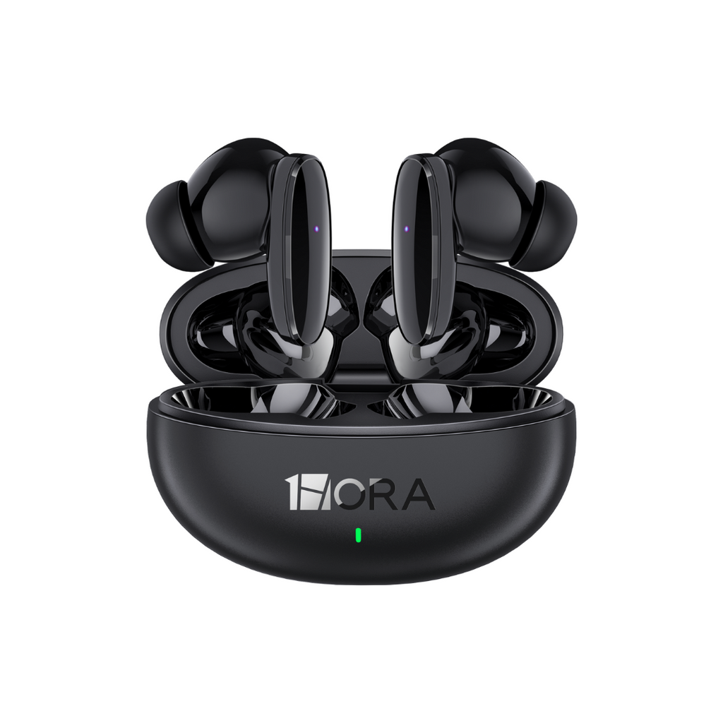 AUT205 Wireless Bluetooth Earbuds: LED Lights, 21H Playtime, Touch Control