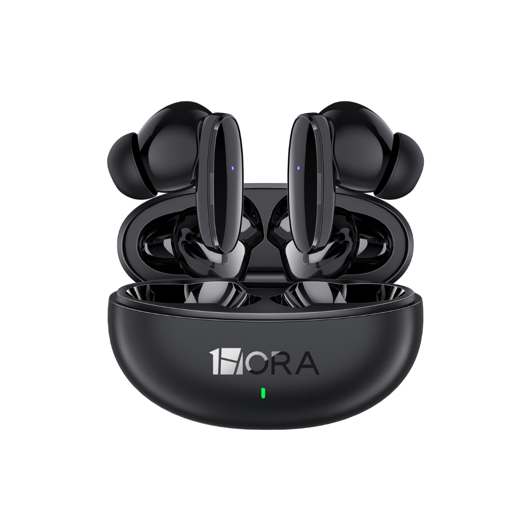 AUT205 Wireless Bluetooth Earbuds: LED Lights, 21H Playtime, Touch Control