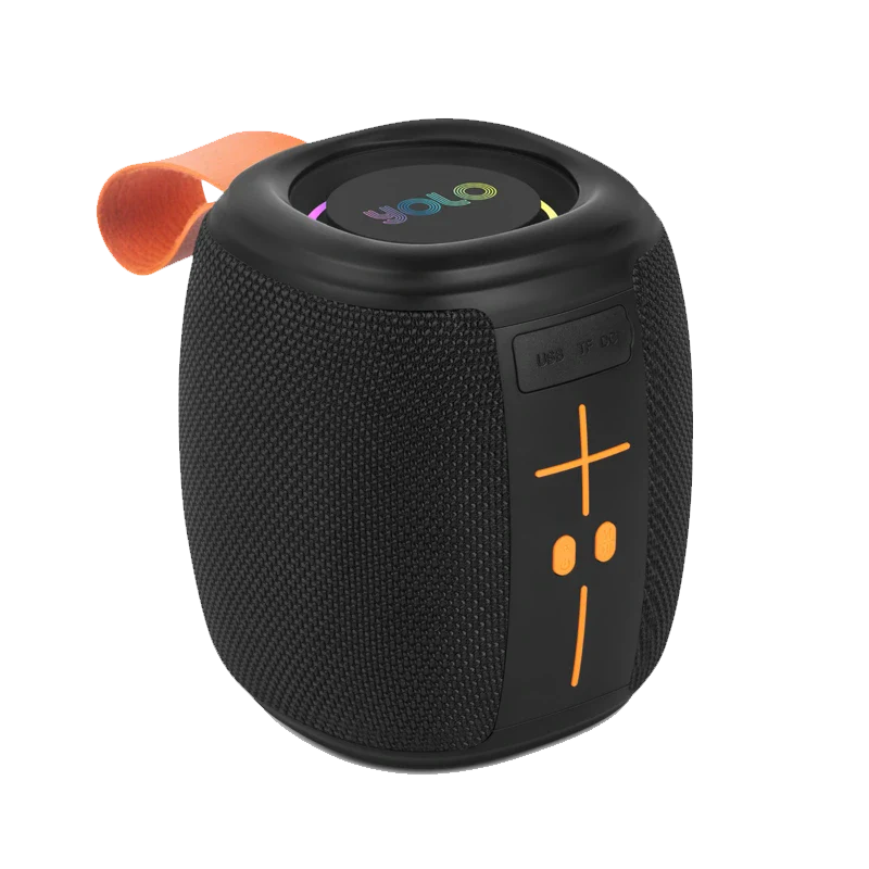 YOLO Boost Portable Wireless Bluetooth Speaker: Waterproof, RGB Lights, 8-Hour Playtime