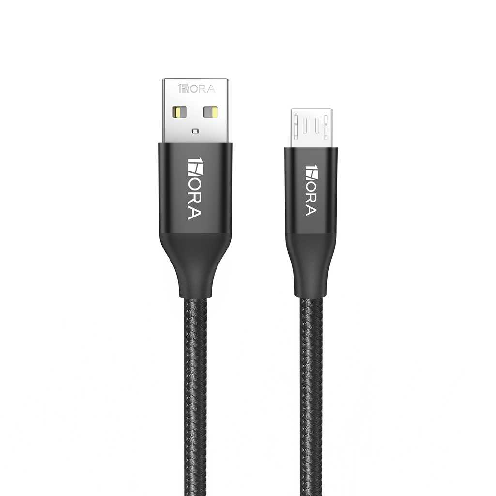 Premium Durable 1-Meter Braided USB-A Micro-B Cable for Fast Charge