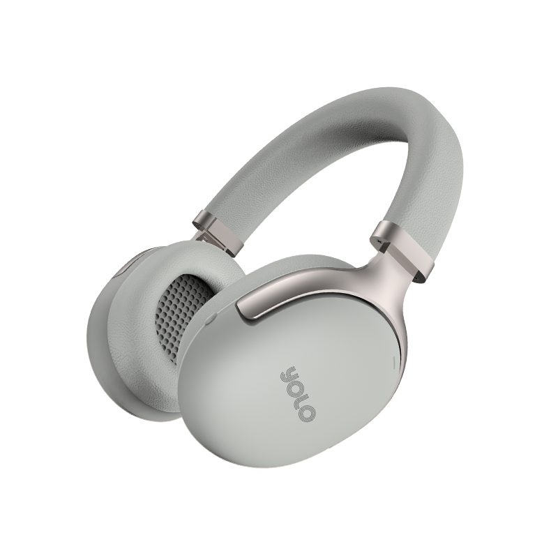 YOLO Focus Wireless Active Noise Cancelling Headphones: 50-Hr Battery, Deep Bass