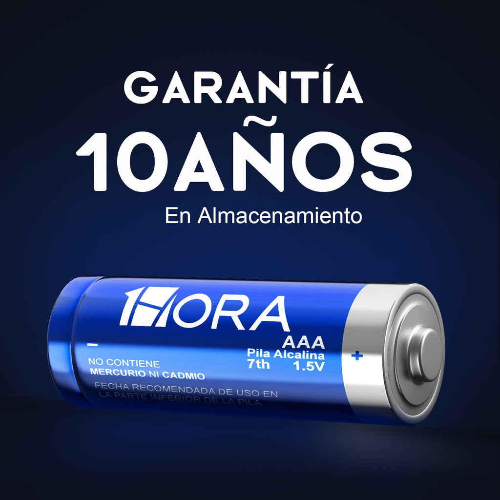 1HORA Premium Long-Lasting AAA Alkaline Batteries 40-Pack for Everyday Devices