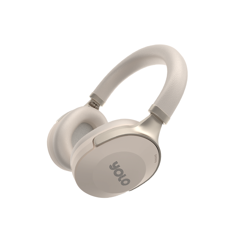 Vogue Wireless Headset: ANC, 50-Hour Playback, Deep Bass, Foldable Design, Bluetooth 5.4