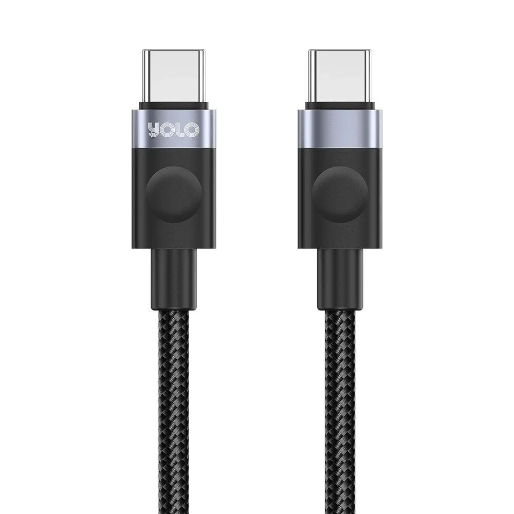 Durable 60W USB-C to USB-C Fast Charging Data Cable Y-079